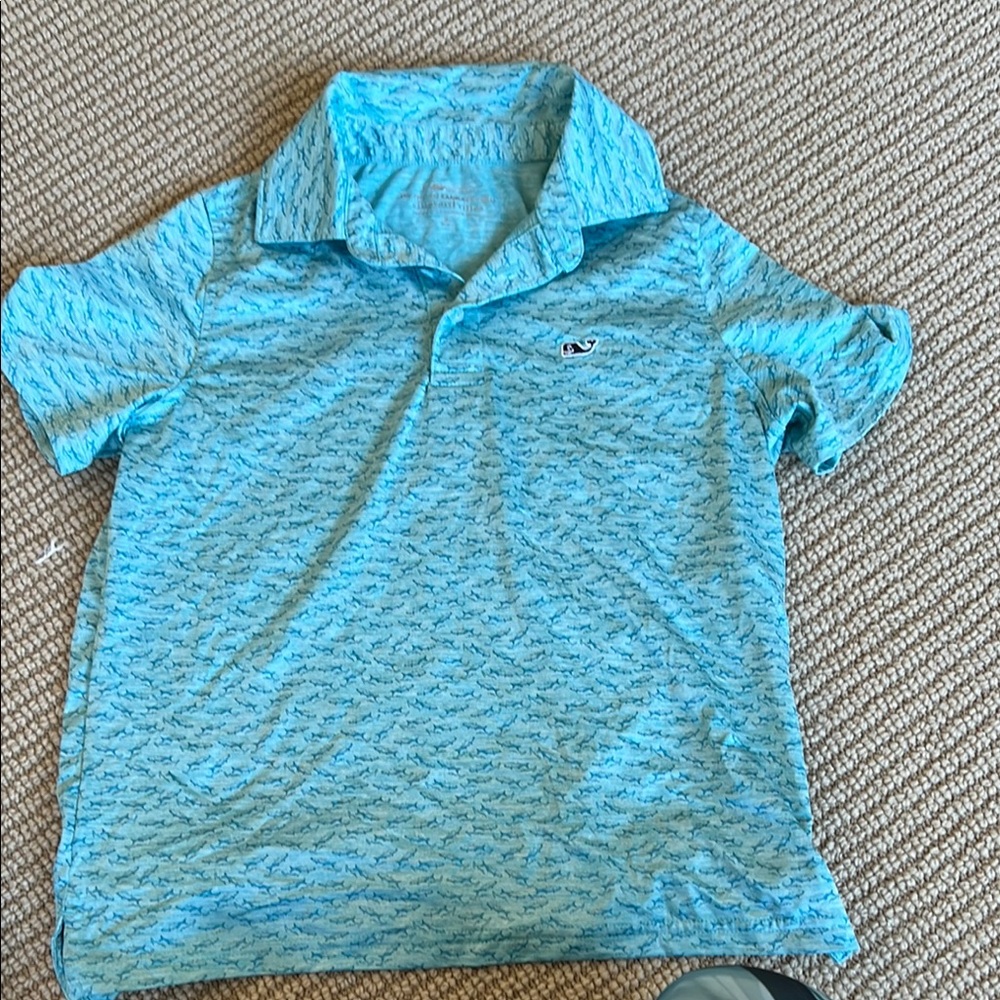 Vineyard Vines Kids Blue Polo Shirt